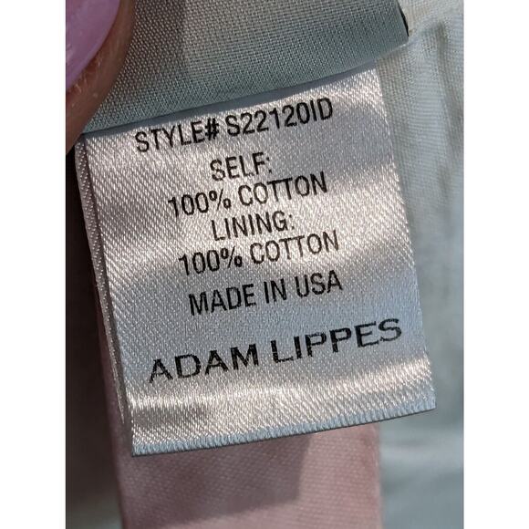 Adam Lippes Size 0 Beige Striped Denim Bralette Top V-neck 100% Cotton FLAWED - Picture 7 of 10